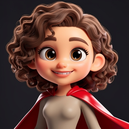 Superhero emoji portrait